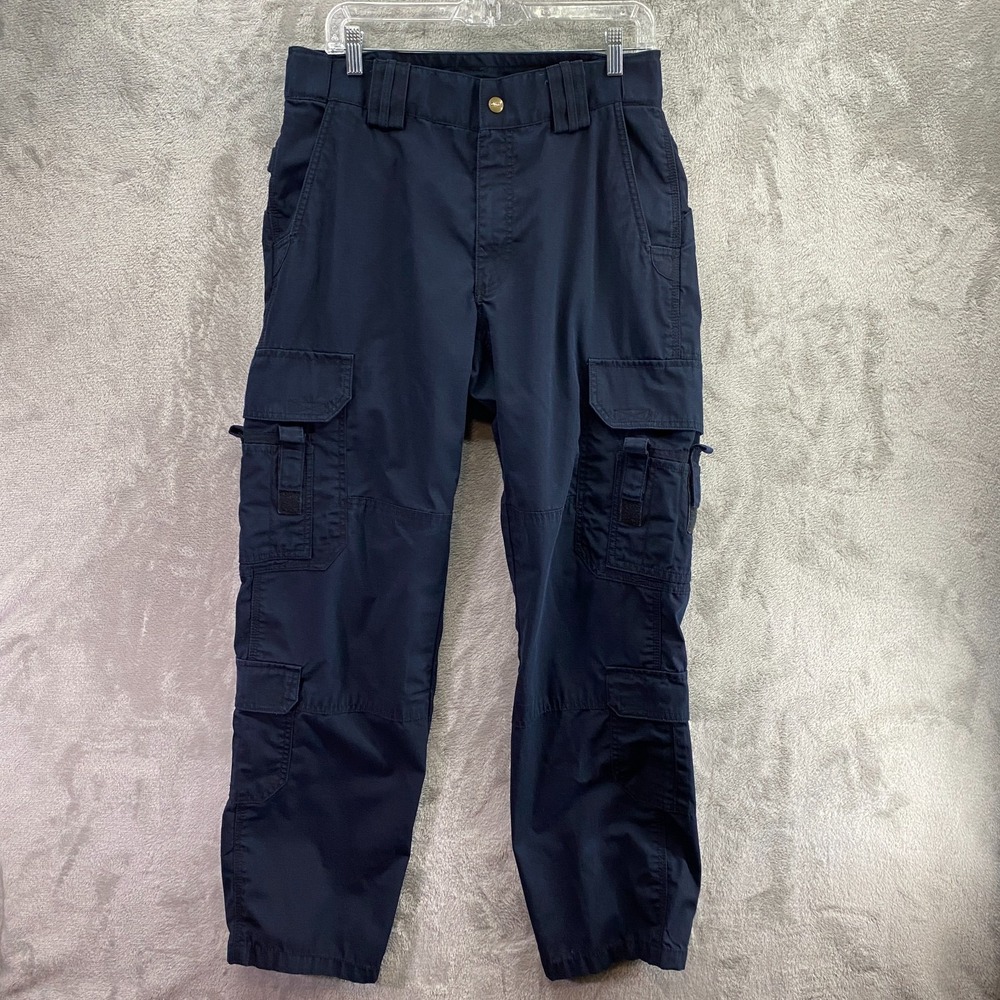 5.11 Tactical Navy EMS Cargo Pants Men's 32x32 Ripstop Duty Work Pants